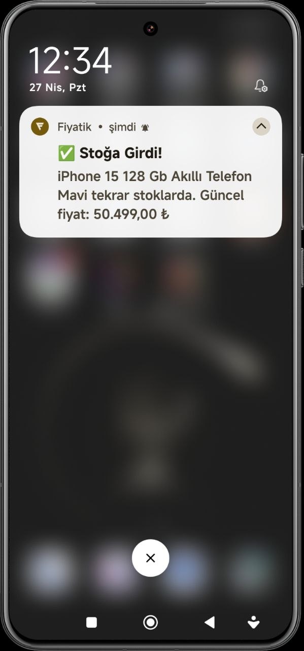 Anlık Bildirimler